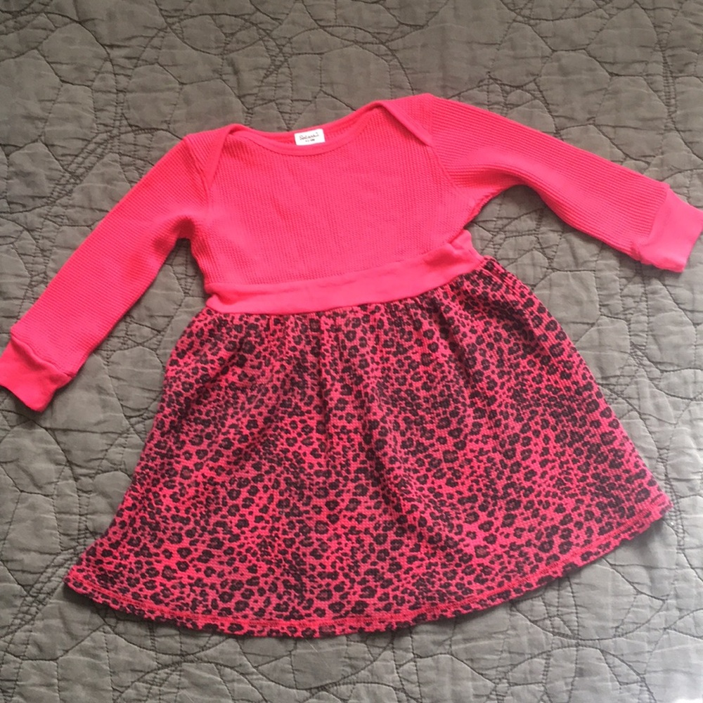 Splendid Thermal Pink Leopard Dress size 12-18M